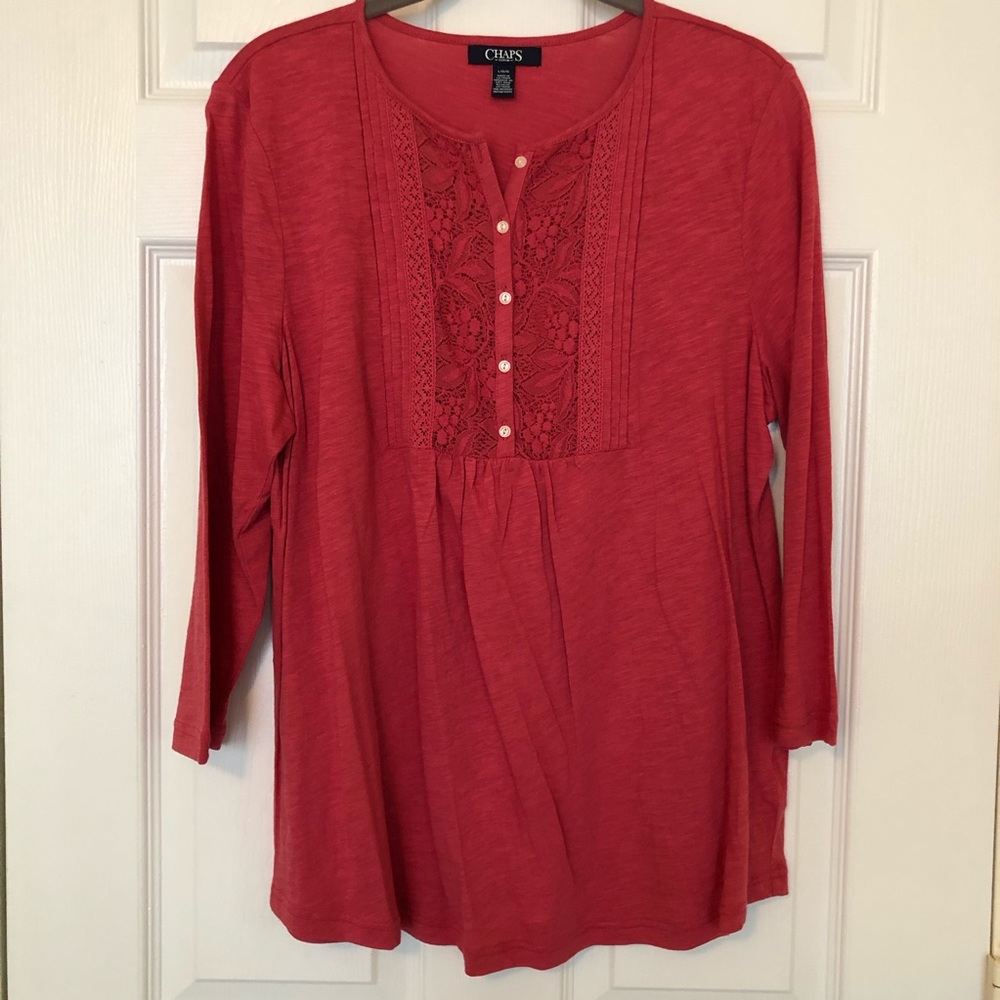 Chaps Ladies' Dusty Pink Top